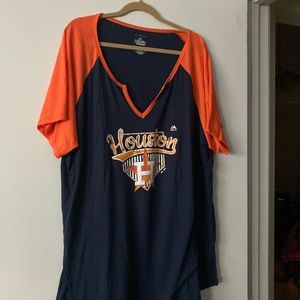 Brand new navy & orange women’s Astros T-shirt